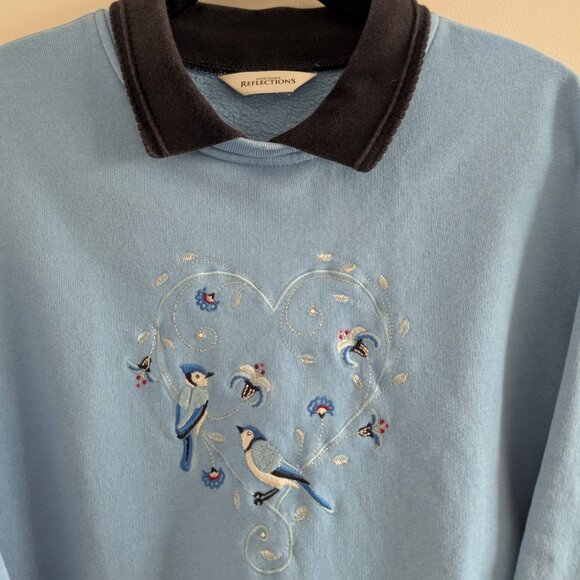 Northern Reflections Sweaters - Vintage 90's Northern Reflections embroidered Blue Jay's sweater